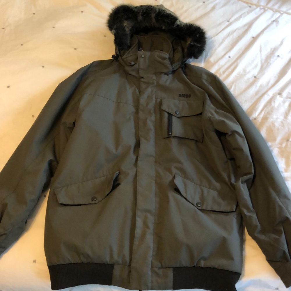 Orage Snowboard/Ski Winter Jacket (Size Large)